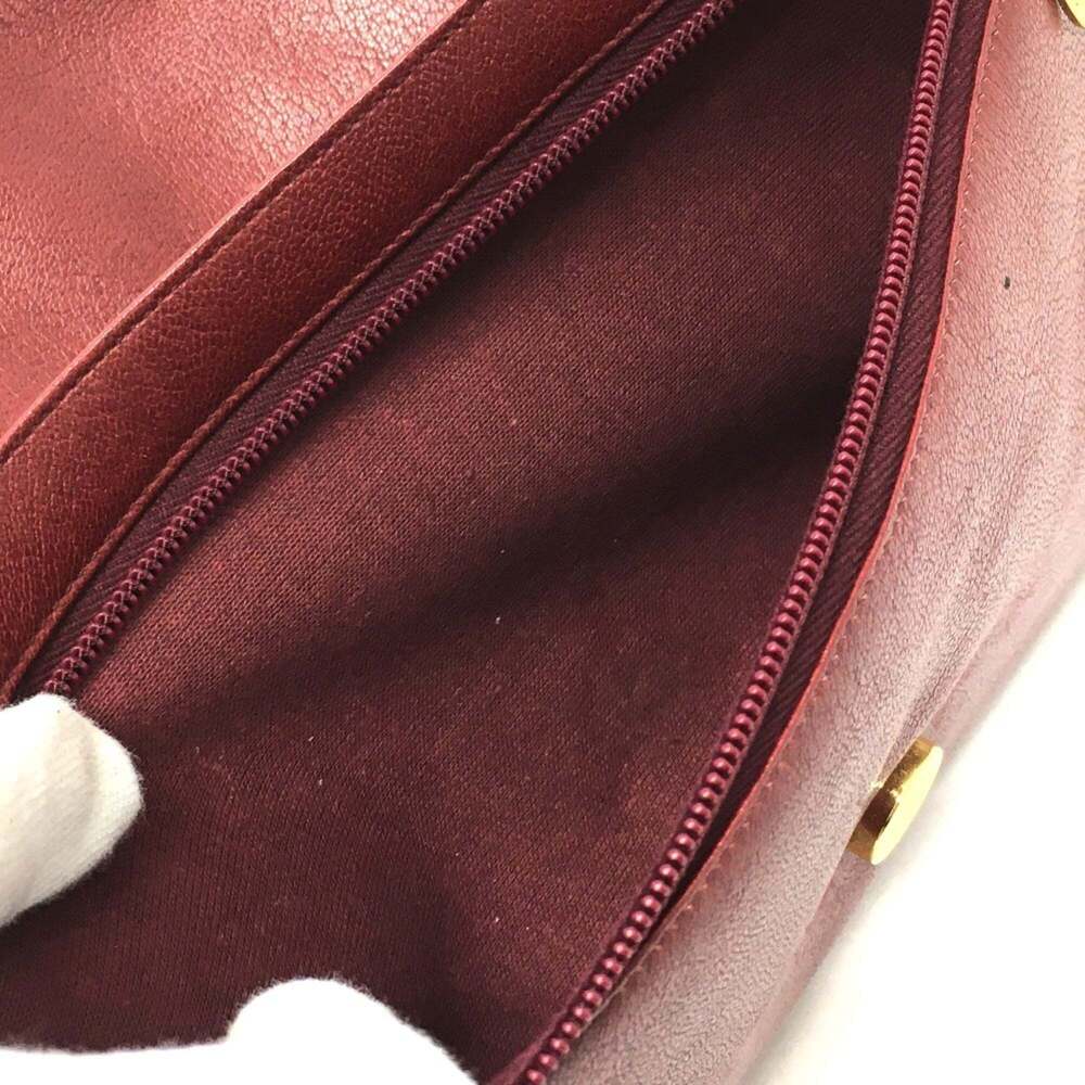 CHRISTIAN DIOR Vintage Red Leather Shoulder Bag - Picture 10 of 13